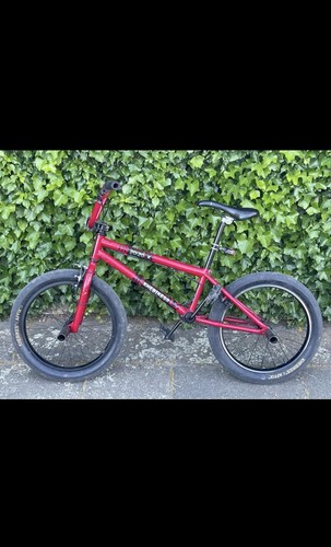 Bmx fahrrad zoll rot - fahrrad, zoll,