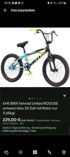 Khe bmx fahrrad - khe, roouse